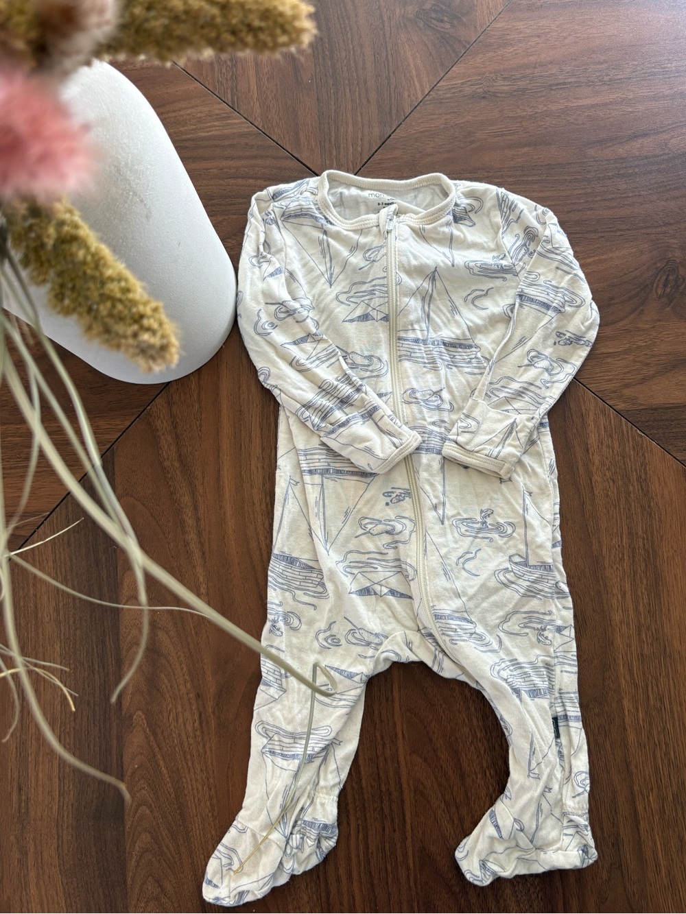 Modern Moments Zippered Footie